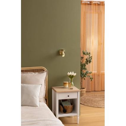 Atmosphera - Настенно точково осветително тяло VICO 1xGU10/25W/230V златно