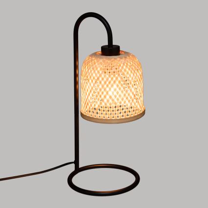 Atmosphera - Настолна лампа ALI 1xE27/25W/230V бамбук