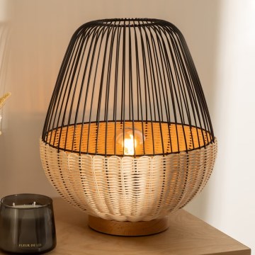 Atmosphera - Настолна лампа ANEA 1xE27/40W/230V ратан