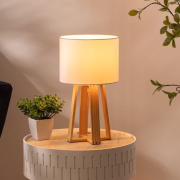 Atmosphera - Настолна лампа MOLU 1xE27/25W/230V бор/бял