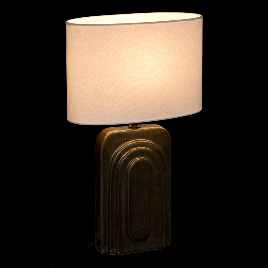 Atmosphera - Настолна лампа MONIA 1xE14/60W/230V черна/бяла