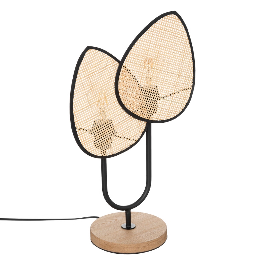 Atmosphera - Настолна лампа OLME 1xE27/40W/230V ратан