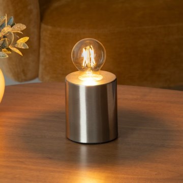 Atmosphera - Настолна лампа SABA 1xE27/40W/230V сребрист
