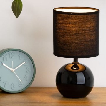 Atmosphera - Настолна лампа TIMÉO 1xE14/60W/230V лъскаво черен