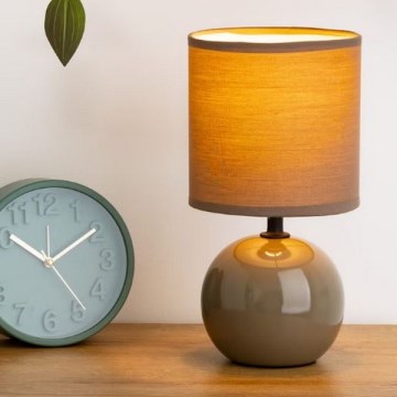 Atmosphera - Настолна лампа TIMÉO 1xE14/60W/230V taupe