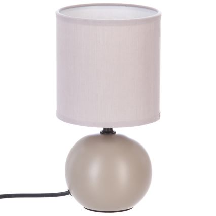 Atmosphera - Настолна лампа TIMÉO 1xE14/60W/230V taupe/кремав
