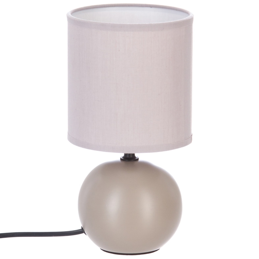 Atmosphera - Настолна лампа TIMÉO 1xE14/60W/230V taupe/кремав