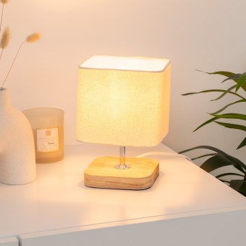 Atmosphera - Настолна лампа TOXEY 1xE14/25W/230V бор/бежов