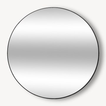 Atmosphera - Огледало ALICE Ø 110 см черен