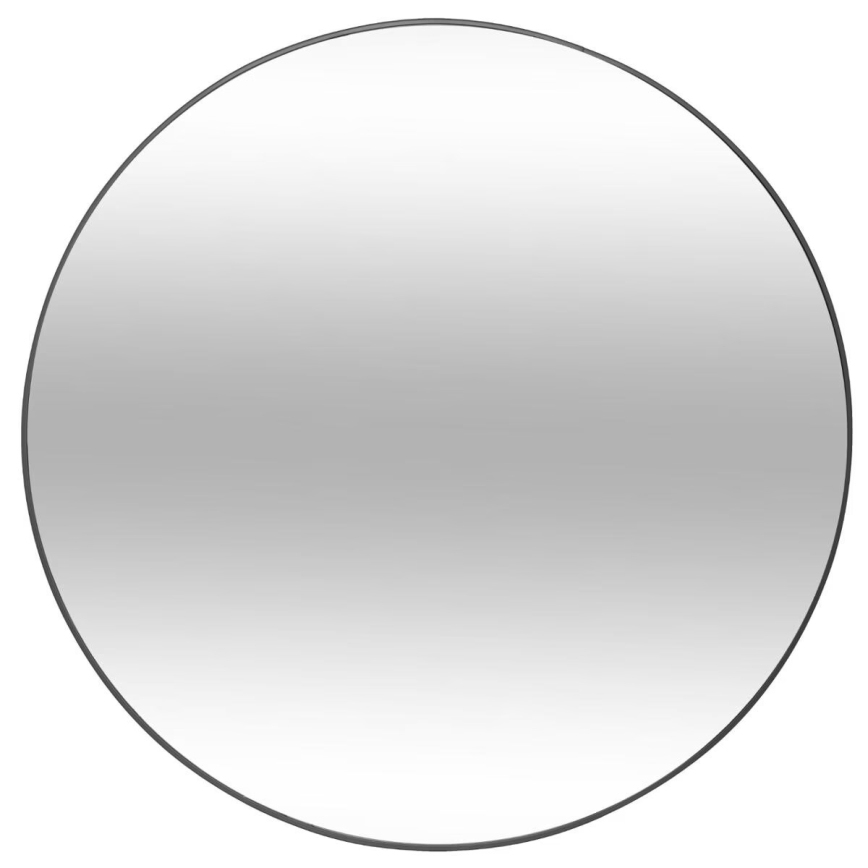 Atmosphera - Огледало ALICE Ø 76 см черен