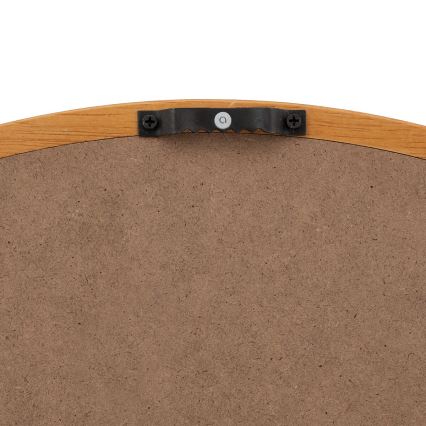 Atmosphera - Огледало KIM Ø 55 см каучуково дърво