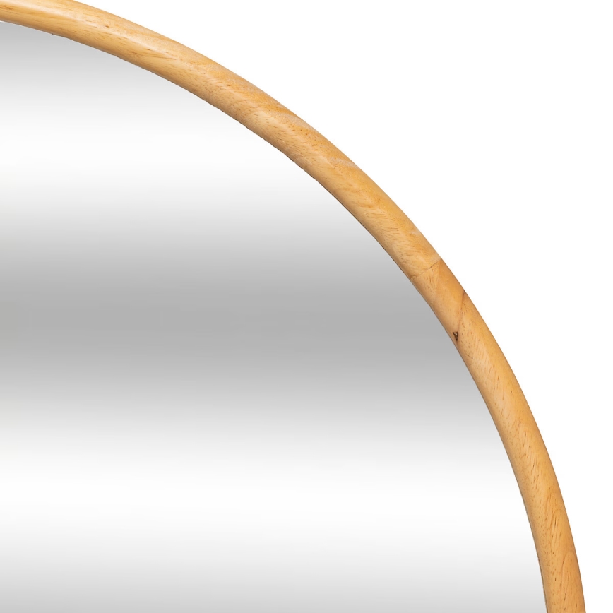 Atmosphera - Огледало KIM Ø 75 см каучуково дърво