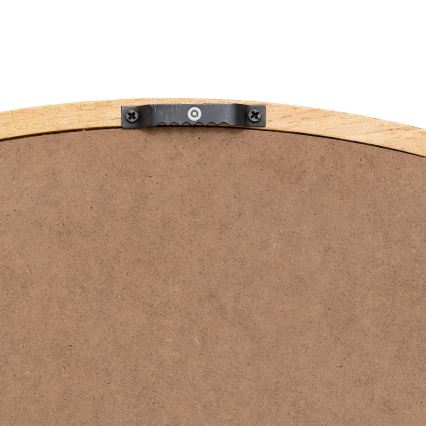 Atmosphera - Огледало KIM Ø 75 см каучуково дърво