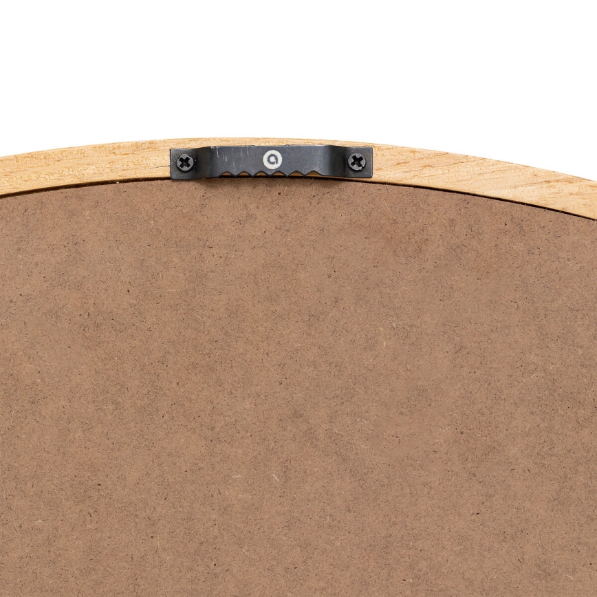 Atmosphera - Огледало KIM Ø 75 см каучуково дърво