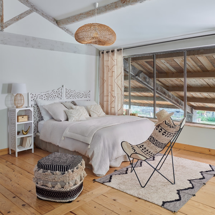 Atmosphera - Пендел JENY 1xE27/40W/230V ратан