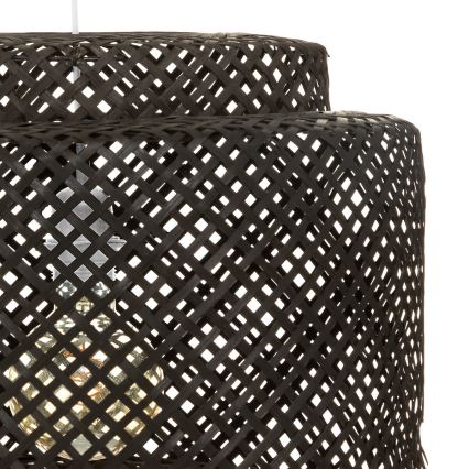 Atmosphera - Пендел LIBY 1xE27/40W/230V бамбук/черен