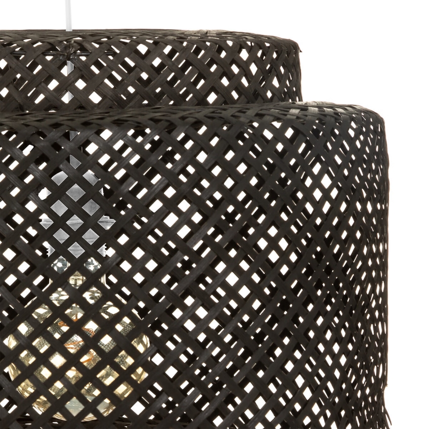 Atmosphera - Пендел LIBY 1xE27/40W/230V бамбук/черен