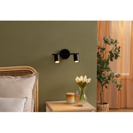 Atmosphera - Смят светец VICO 2xGU10/25W/230V черен