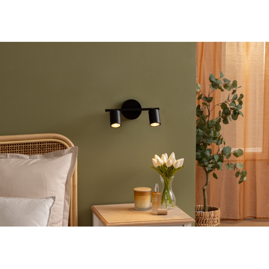 Atmosphera - Смят светец VICO 2xGU10/25W/230V черен
