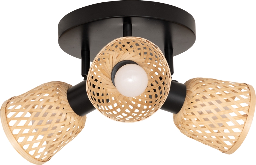 Atmosphera - Стационарна лампа LIO 3xE27/25W/230V бамбук