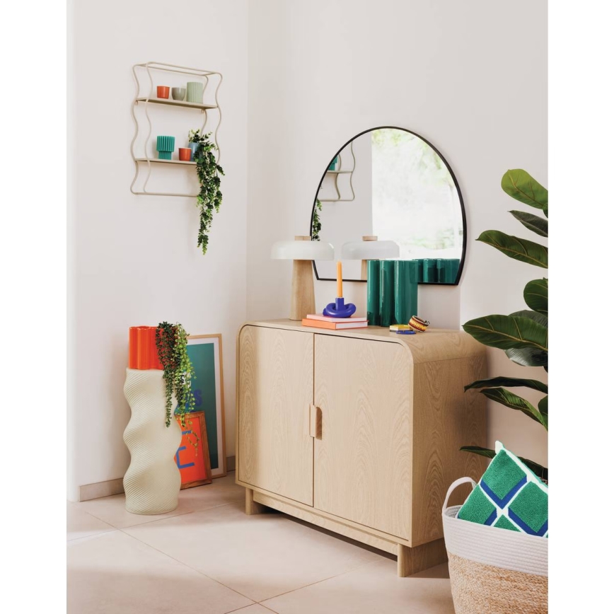 Atmosphera - стенено огледало ALICE 65x90 см черно