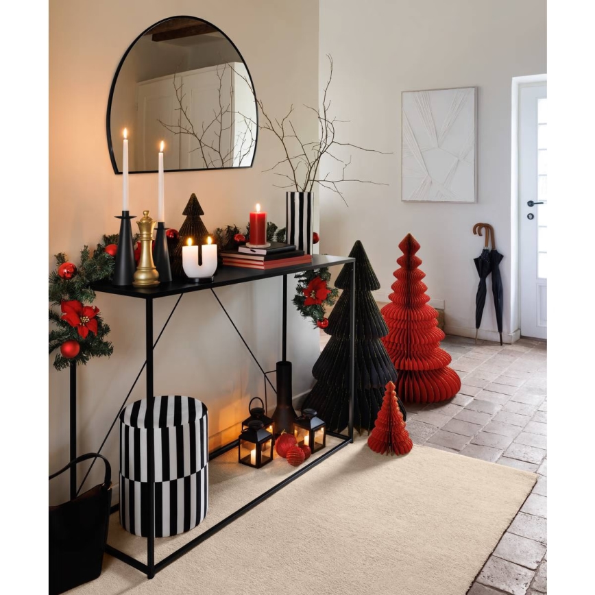 Atmosphera - стенено огледало ALICE 65x90 см черно