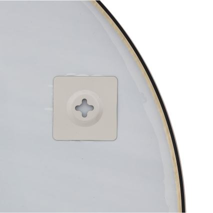 Atmosphera - Стенно огледало ALICE диаметър 70 см черно