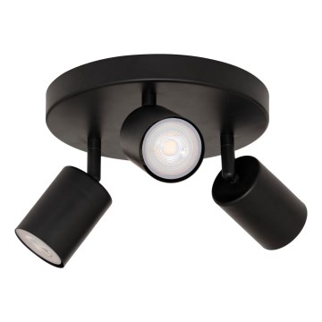 Atmosphera - Точково осветително тяло VICO 3xGU10/25W/230V черно