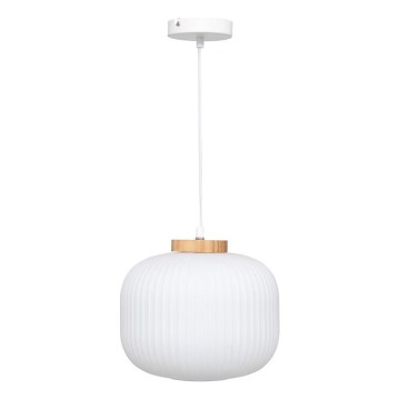 Atmosphera - Висяща лампа на кабел TRAVIS 1xE27/25W/230V борова дървесина