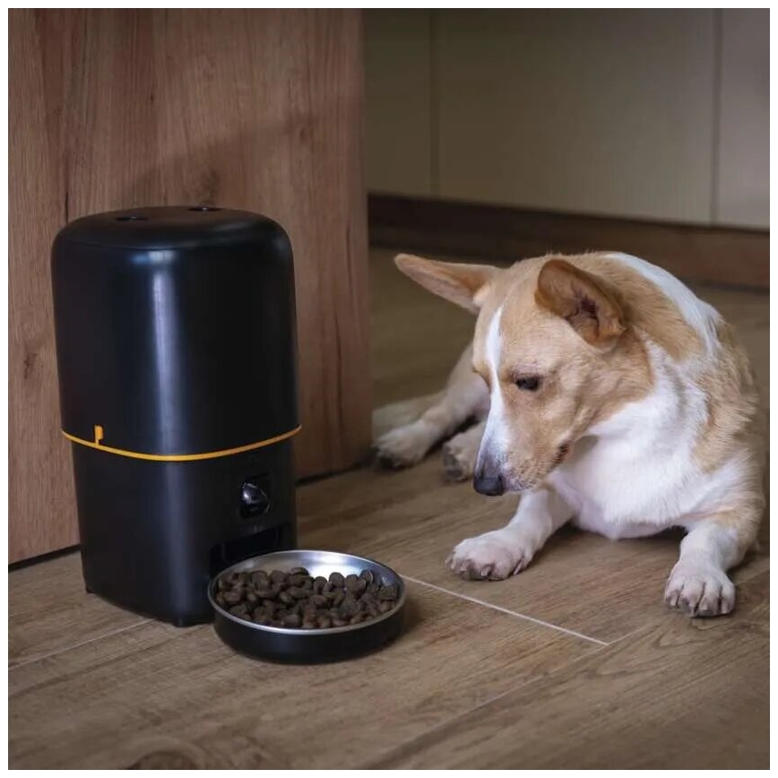 Автоматичен дозатор за храна с микрофон и камера 4л/5V/3xD Wi-Fi