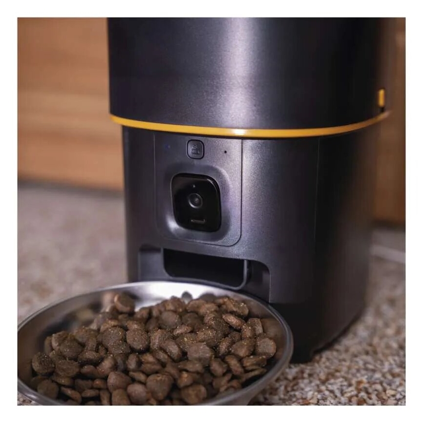 Автоматичен дозатор за храна с микрофон и камера 4л/5V/3xD Wi-Fi
