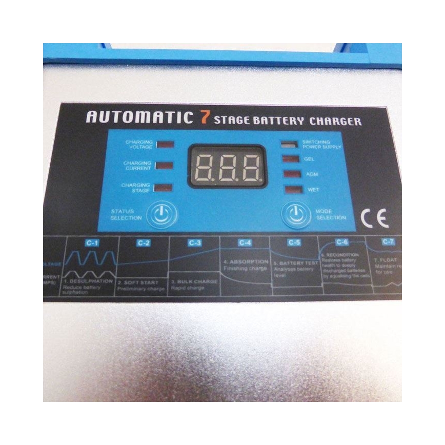 Автоматично зарядно устройство за оловно-киселинни батерии 12/230V