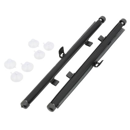 Автомобилни щори с вендузи и заключване 42 м 2 бр. сиви