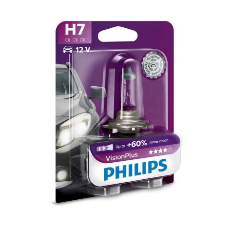 Автокрушка Philips VISIONPLUS 12972VPB1 H7 PX26d/55W/12V