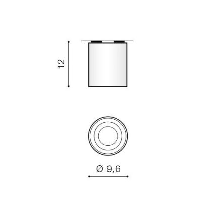 Azzardo AZ0857 - Лампа за таван BROSS 1xGU10/50W/230V