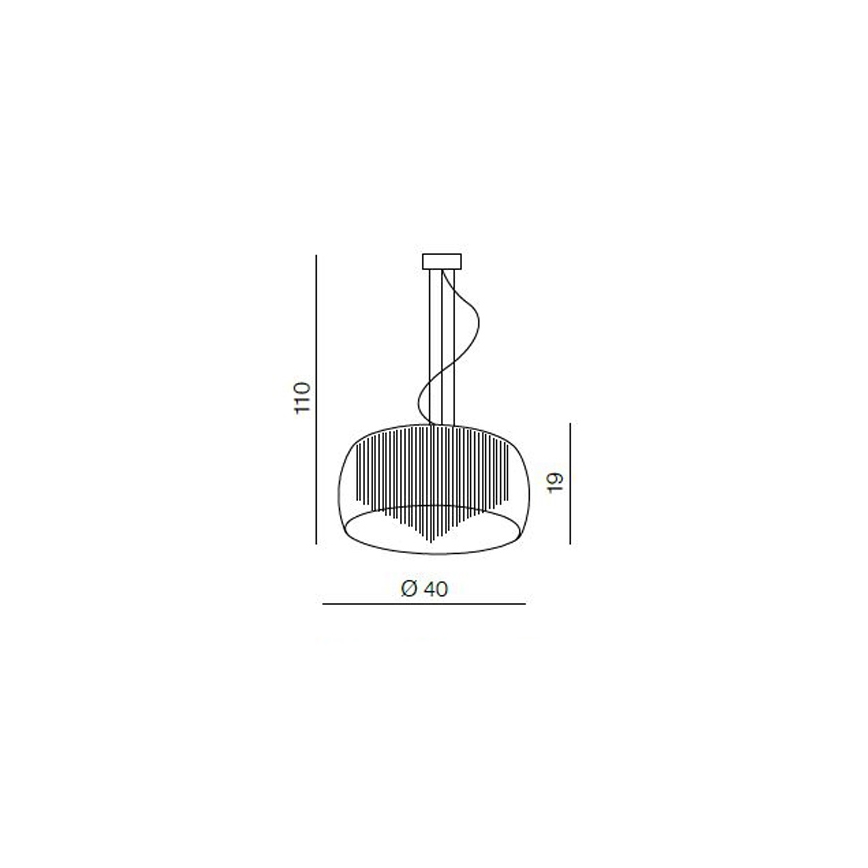 Azzardo AZ0999 - Висящ полилей REGO 5xG9/40W/230V