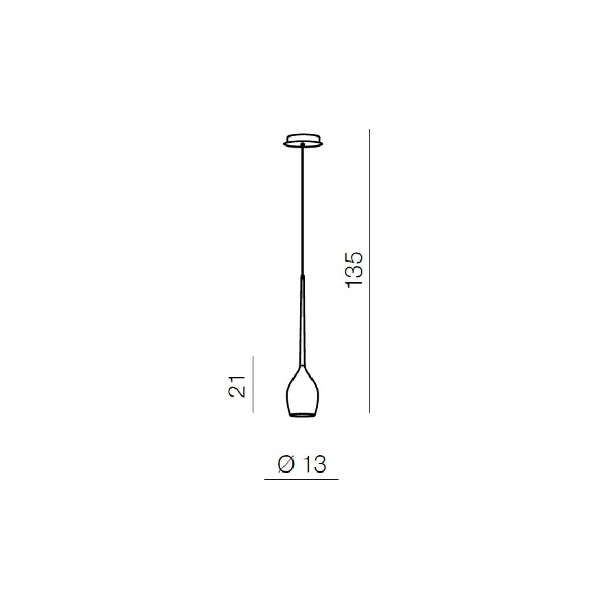 Azzardo AZ1220 - Полилей на верижка IZZA 1xE14/40W/230V