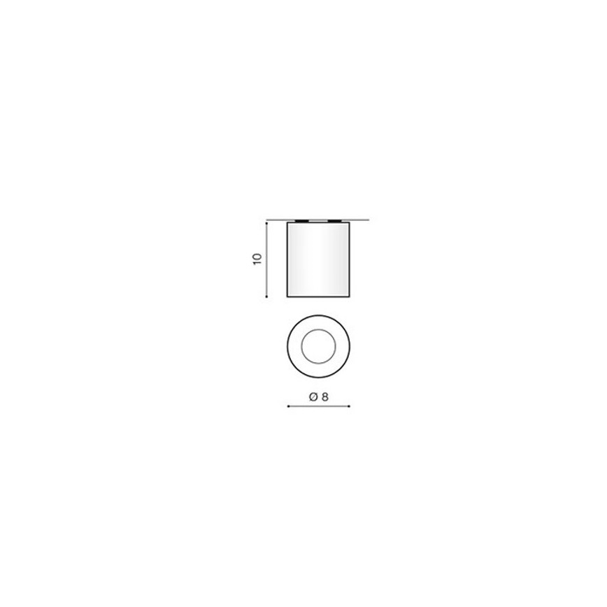 Azzardo AZ1360 - Екстериорна Лампа за таван ARO 1xGU10/50W/230V IP54