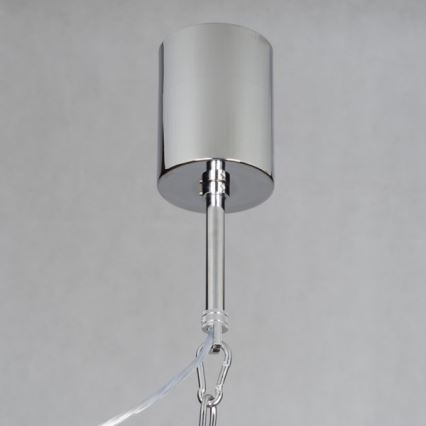 Azzardo AZ1417 - Висящ полилей DIABLO 12xE14/11W/230V черен