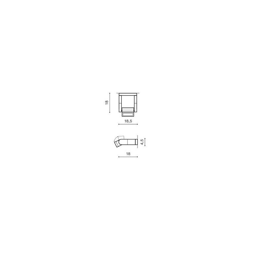 Azzardo AZ2132 - LED Екстериорен аплик FRAME LED/8W/230V IP54
