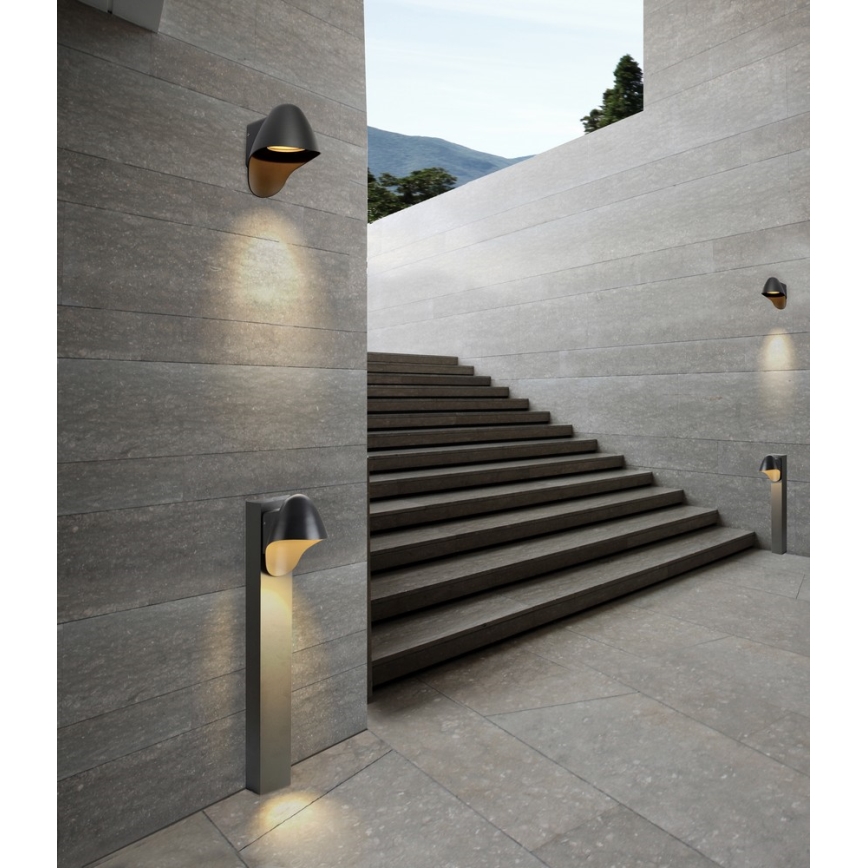 Azzardo AZ2184 - Екстериорна Стенна лампа MATERA 1xGU10/35W/230V IP54