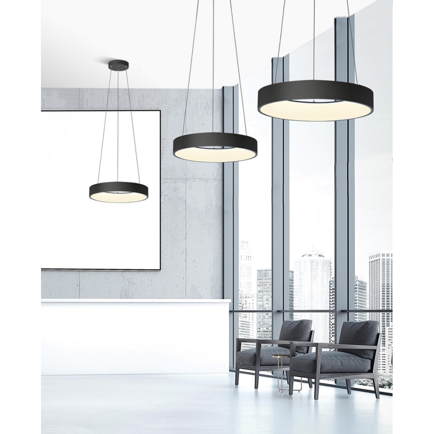 Azzardo AZ2728 - LED Димируем висящ полилей SOVANA 1xLED/50W/230V + дистанционно