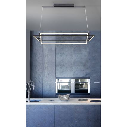 Azzardo AZ2849 - LED Димируем Полилей на верижка VIENA 2xLED/70W/230V