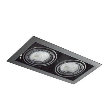 Azzardo AZ2875 - Вградено осветително тяло NOVA 2xGU10-ES111/50W/230V