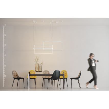 Azzardo AZ2915 - LED Димируем Полилей на верижка METRIC 1xLED/135W/230V