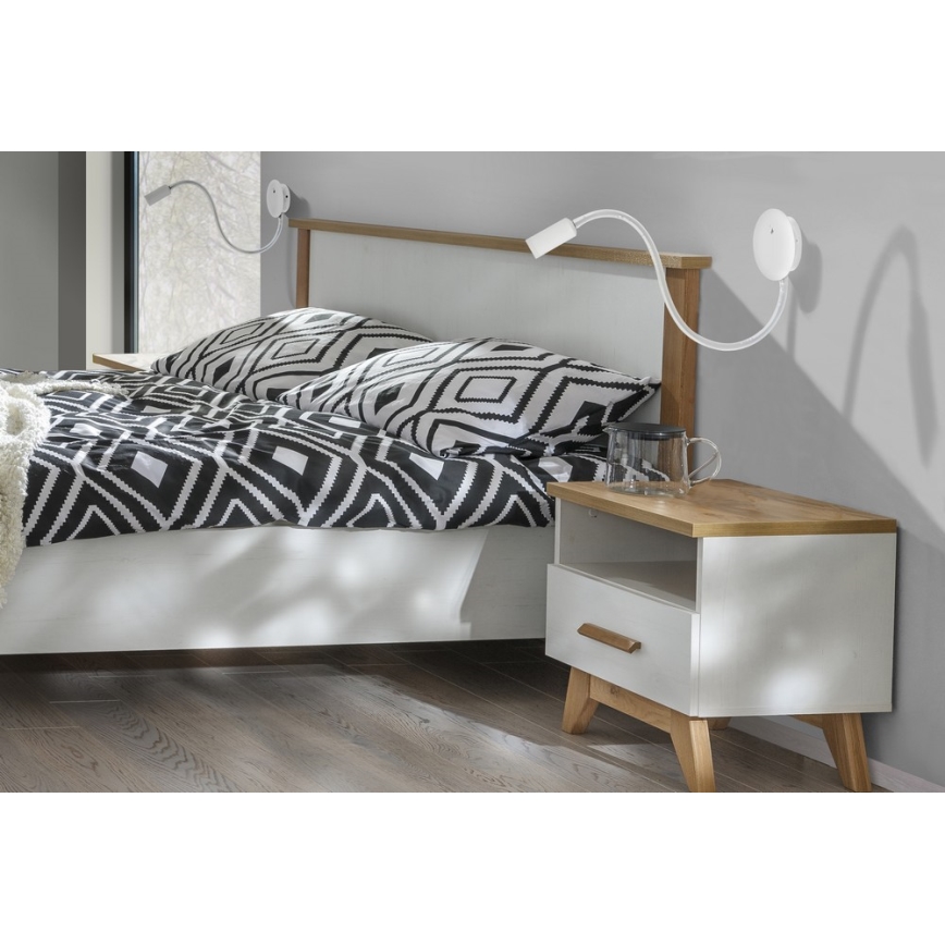 Azzardo AZ2944 - LED Стенна Точково осветително тяло NOGAT 1xLED/3W/230V