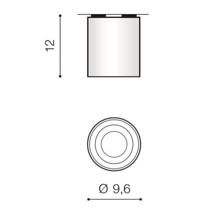 Azzardo AZ2955 - Лампа за таван BROSS 1xGU10/50W/230V