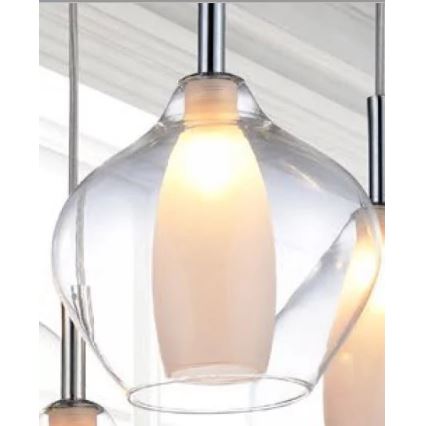 Azzardo AZ3074 - Полилей на верижка AMBER 1xG9/40W/230V