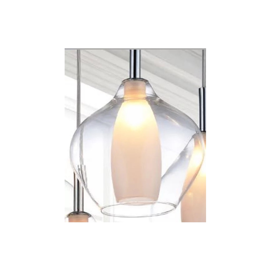 Azzardo AZ3074 - Полилей на верижка AMBER 1xG9/40W/230V