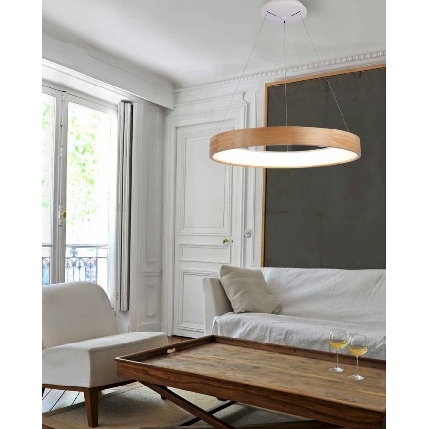 Azzardo AZ3344 - LED Пендел SILVAM LED/30W/230V